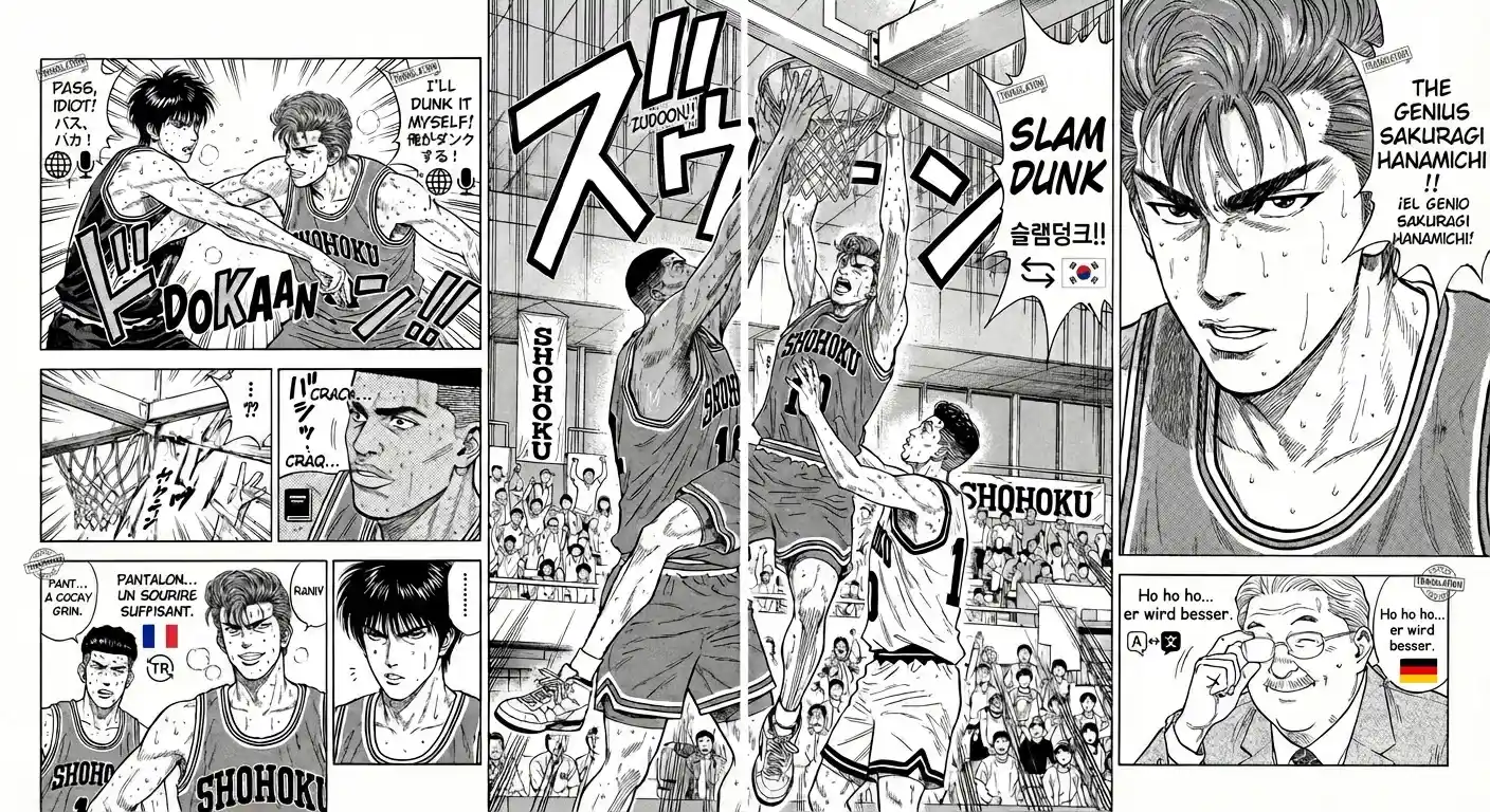 Billede af en dreng, der læser tegneserier på andre sprog